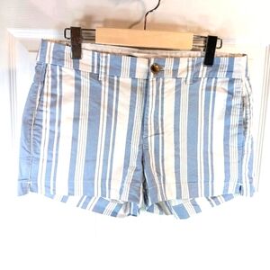 NWOT Old Navy Women's Blue White Striped Shorts Size 6